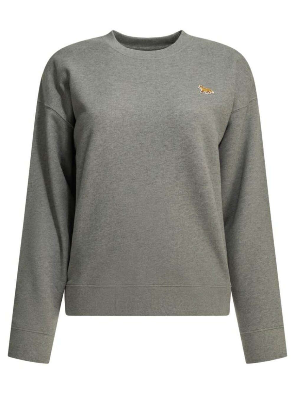 Maison Kitsuné Baby Fox Crew-Neck Sweatshirt Tag Size L Women